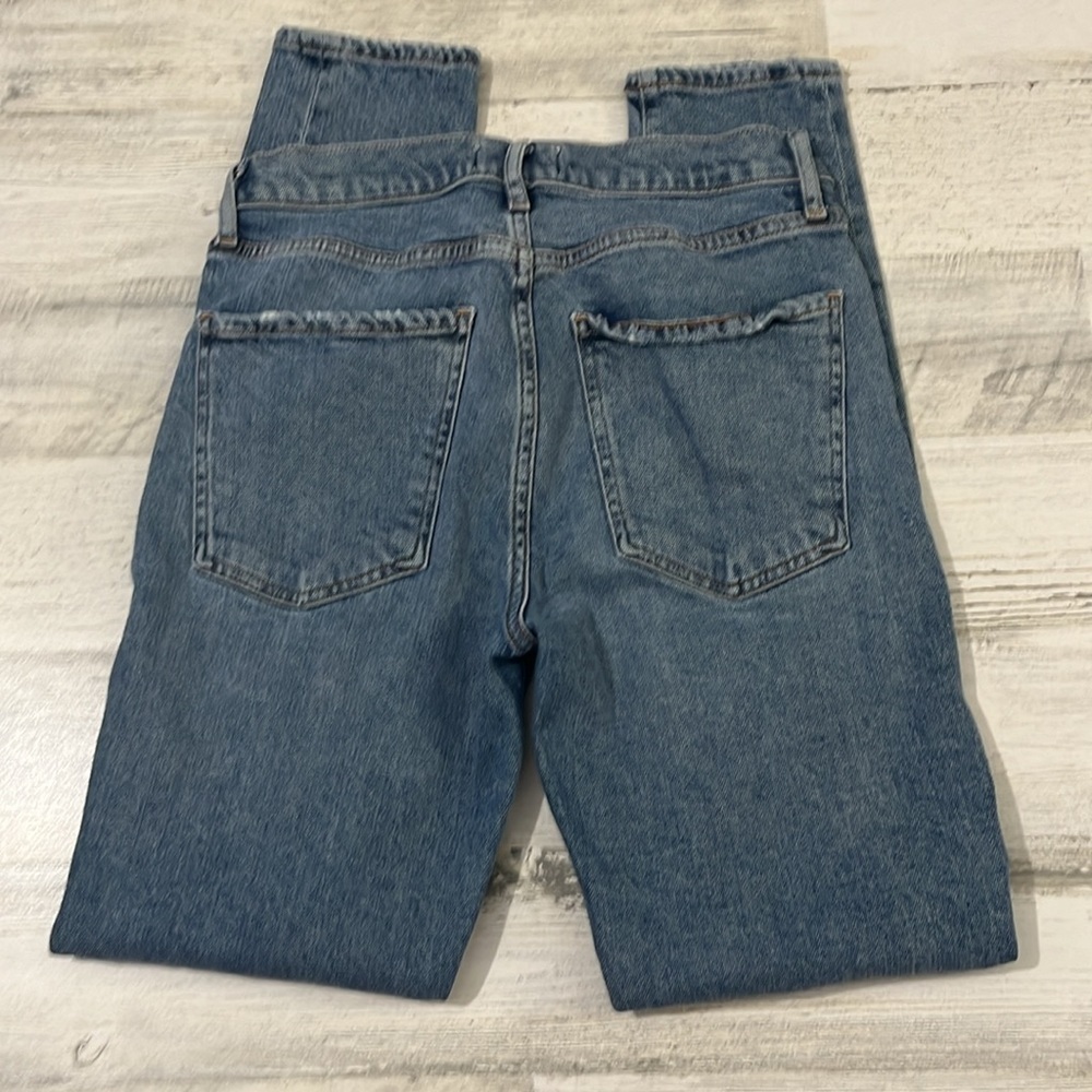 AGOLDE Distressed Knee Skinny Jeans Size 26 - Picture 4 of 11